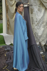 Bishty Blue luxury abaya