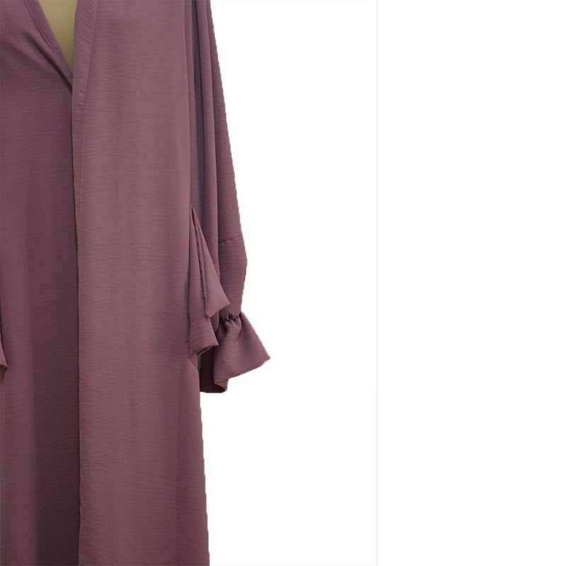 Cotton Matt Lavender luxury abaya