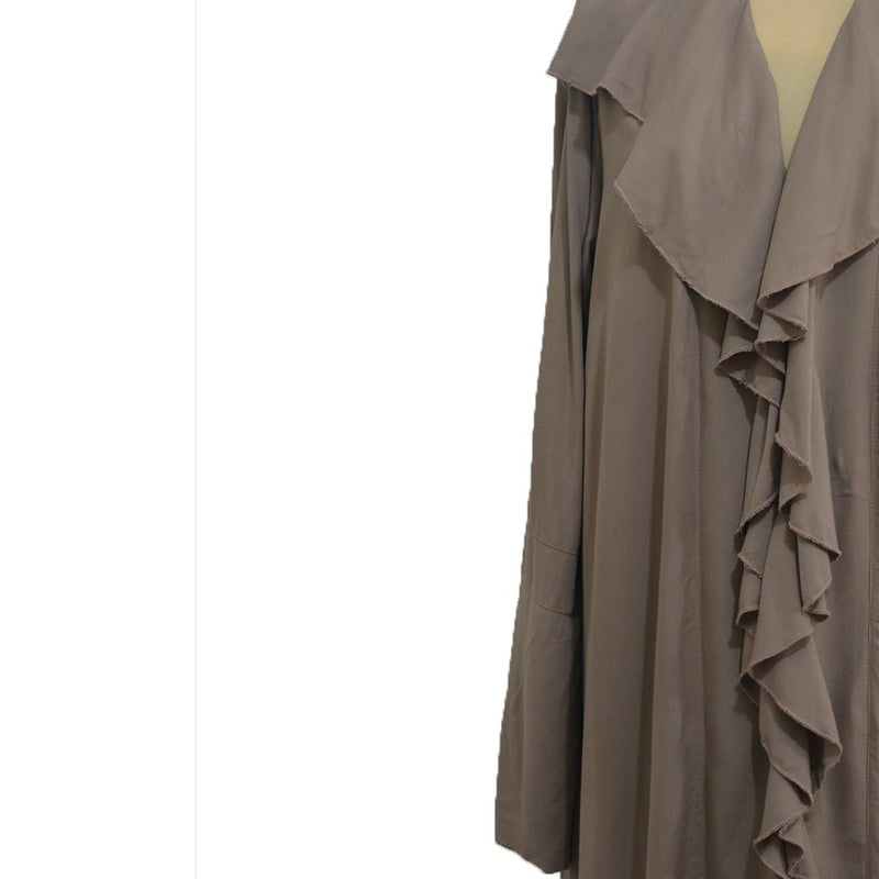 Cotton Viscose Light Brown Luxury abaya