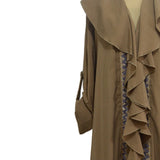 Cotton Viscose Beige Luxury abaya