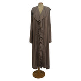 Cotton Viscose Light Brown Luxury abaya