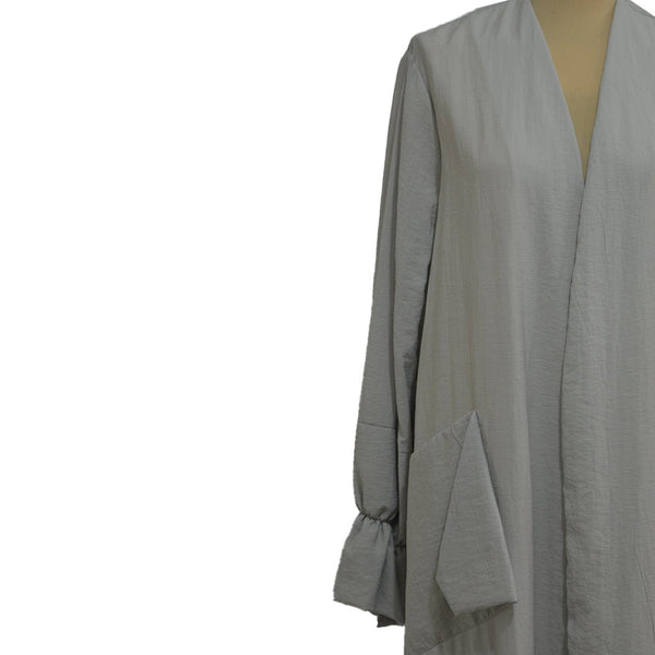 Cotton Viscose Grey Luxury abaya