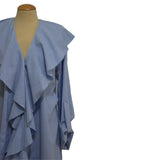 Fluffy Baby Blue luxury abaya