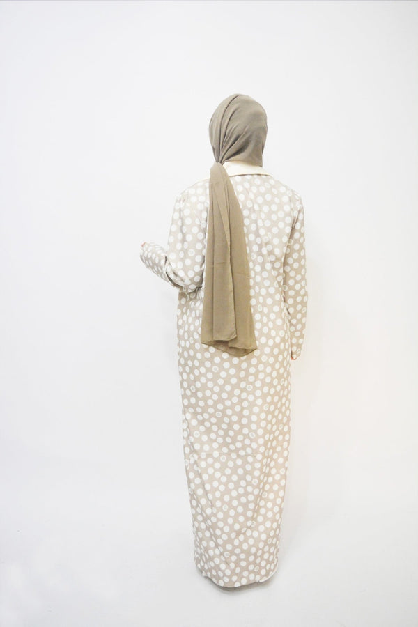 Jackie Beige luxury abaya