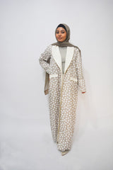 Jackie Beige luxury abaya