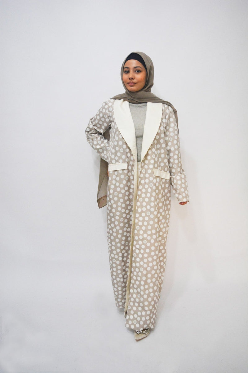 Jackie Beige luxury abaya