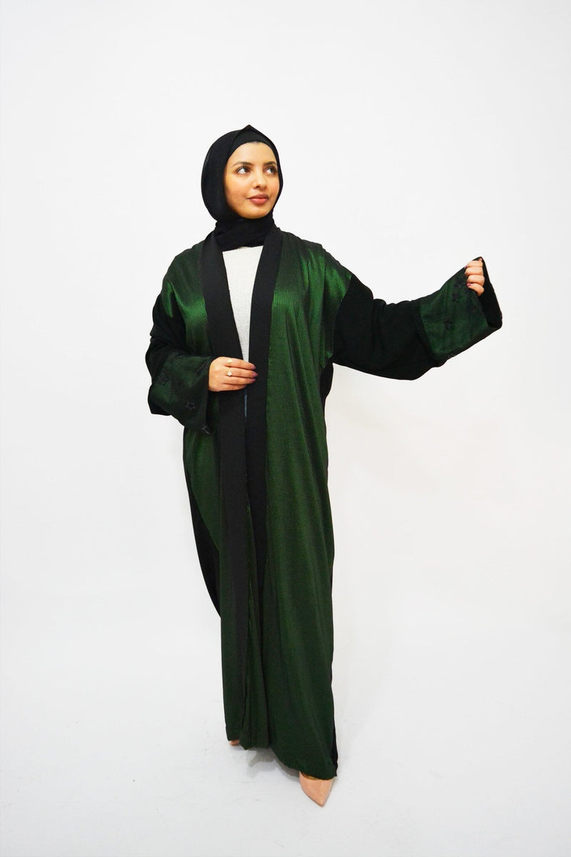 Kimos Royal Green luxury abaya