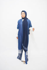 Longy Blue luxury abaya