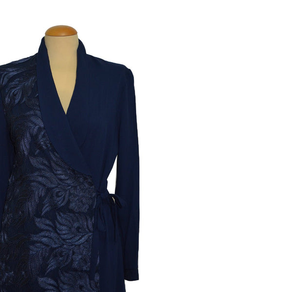 Shine Navy with Shimmer Luxury abaya