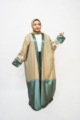 Stella Dark Beige Luxury abaya