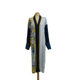 Voile Tefta Navy Luxury Abaya