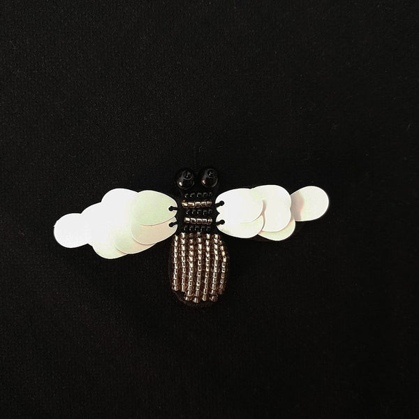 White Bee accessories for abaya